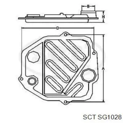 Купити SG1028 SCT Масло і фільтр в коробку автомат 