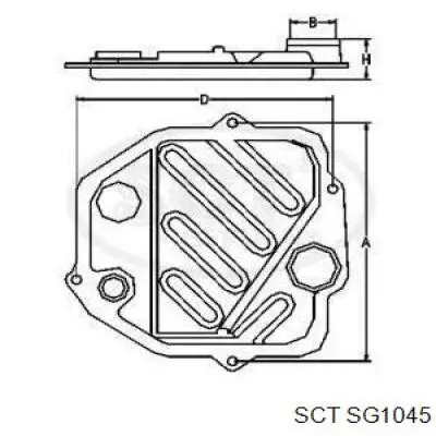 Купити SG1045 SCT Масло і фільтр в коробку автомат 