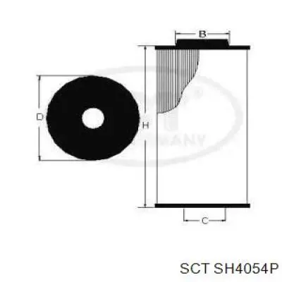 Купити SH4054P SCT Фільтр очищення масла відцентровий