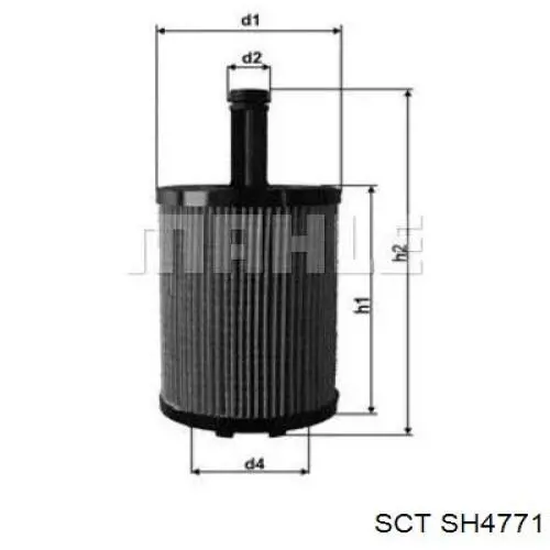 SH4771 SCT Фільтр масла