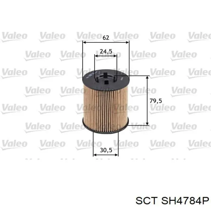 Фільтр масляний SCT SH4784P