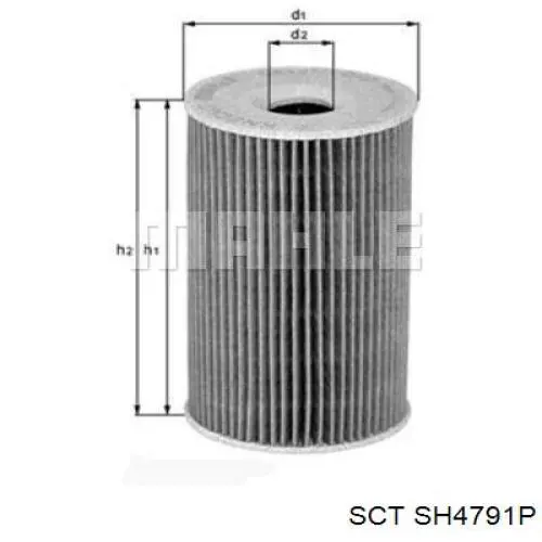 SH4791P SCT Фільтр масла