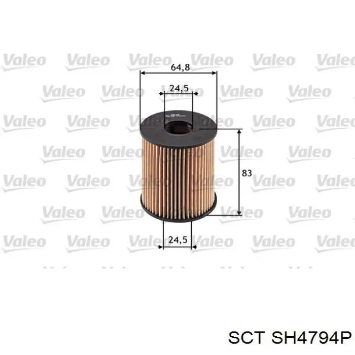 Фільтр масляний SCT SH4794P