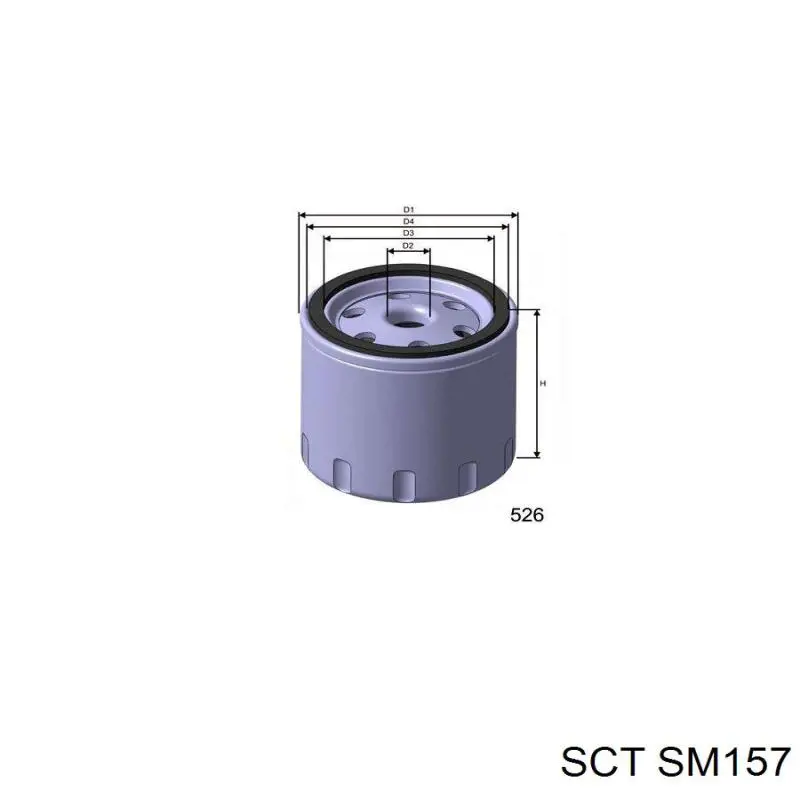 Фільтр масляний 9709000735 Atlas Copco