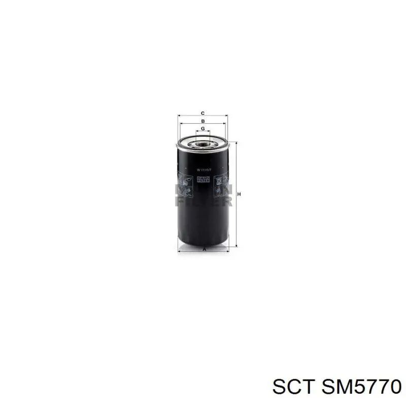 Фільтр масляний SCT SM5770