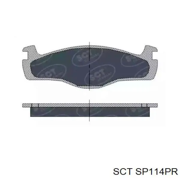 Гальмівні колодки SCT SP114PR ціна, від 14.63 USD
