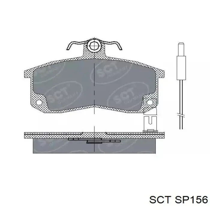 Купити AY040NS007 Nissan/Infiniti Колодки гальмівні передні, дискові