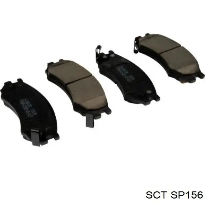 Передні тормозні колодки AY040NS007 Nissan/Infiniti