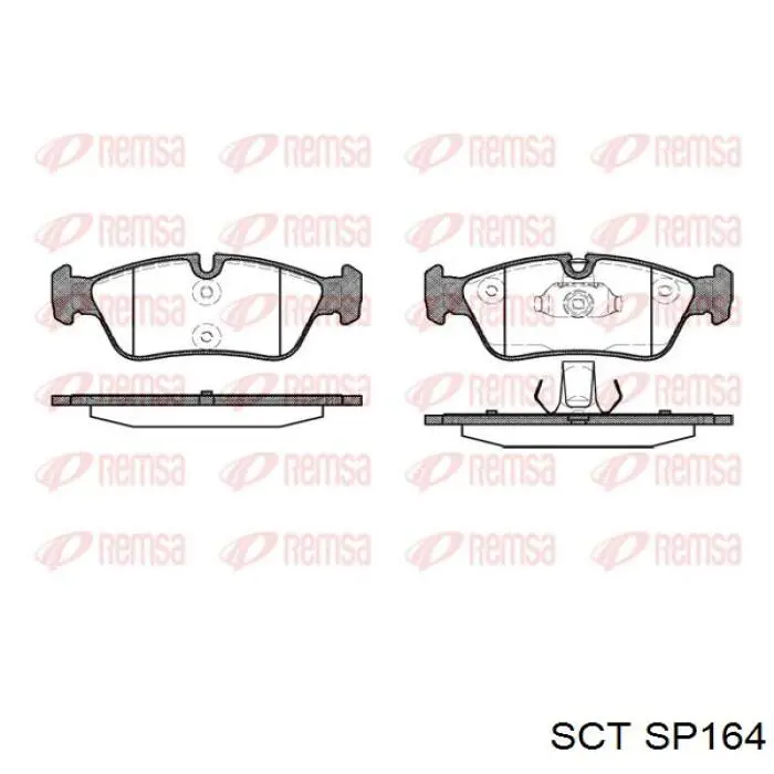 Передні тормозні колодки 34111164500 BMW