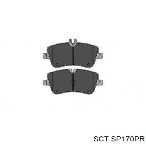 Купити SP170PR SCT Задні колодки