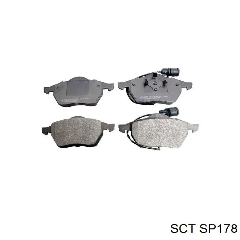 SP178 SCT Передні гальмівні колодки