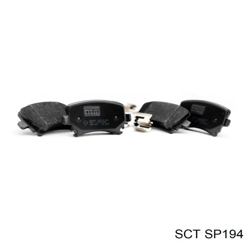 Задні гальмівні колодки SCT SP194 ціна, від 17.41 USD