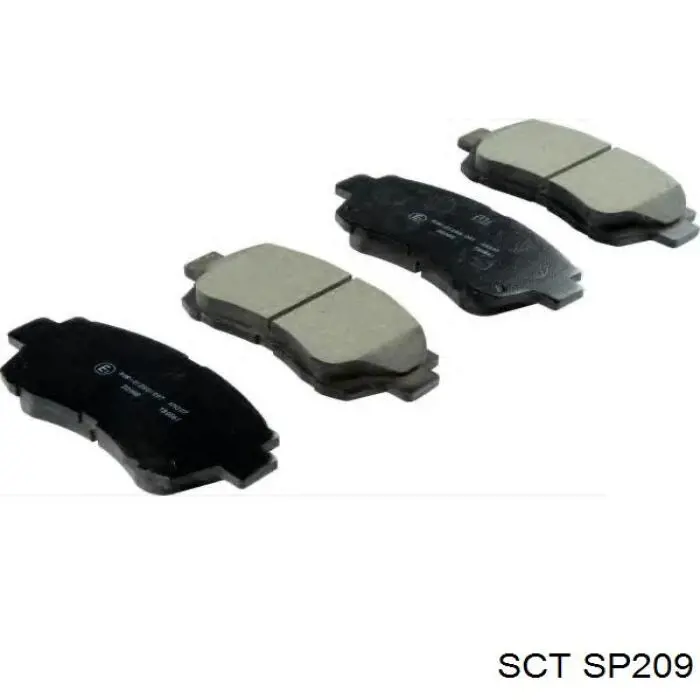 Передні тормозні колодки 449150021 Toyota