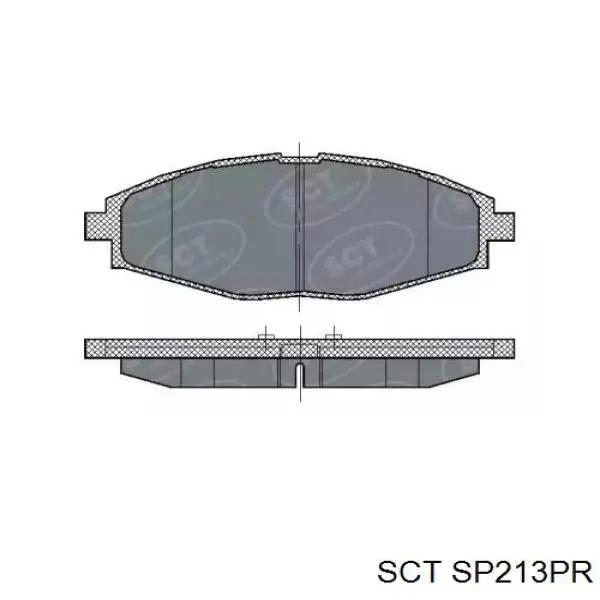 Гальмівні колодки SCT SP213PR ціна, від 9.90 USD
