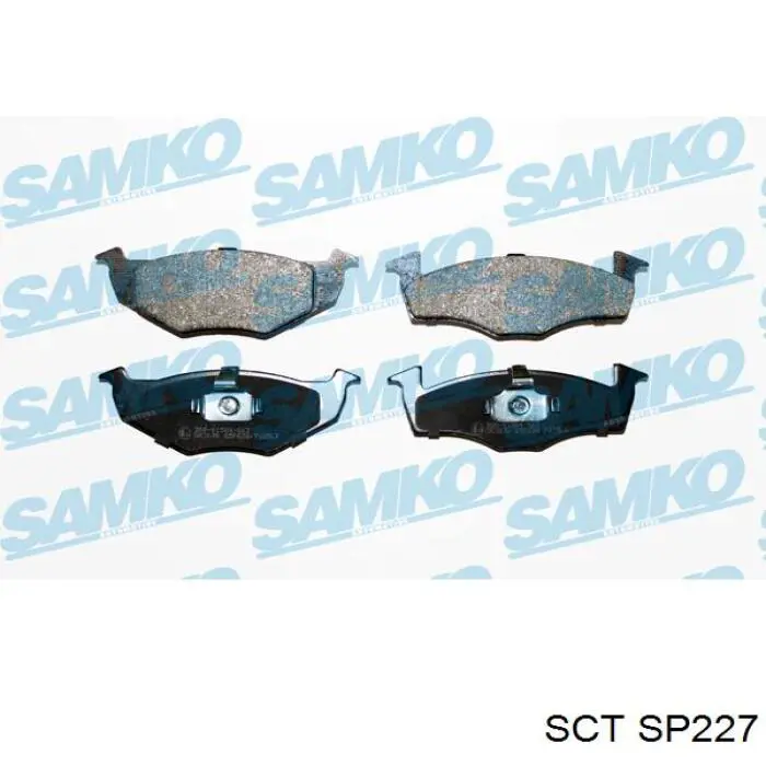 Гальмівні колодки SCT SP227 ціна, від 17.18 USD