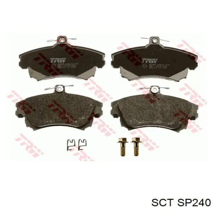 SP240 SCT Передні гальмівні колодки