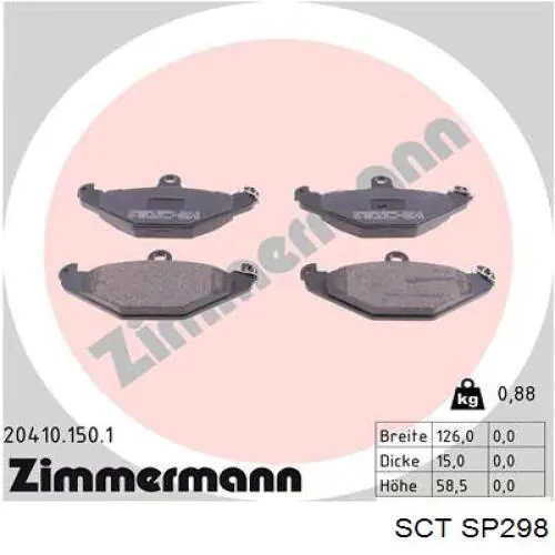 Купити 8671004150 Renault (RVI) Задні колодки
