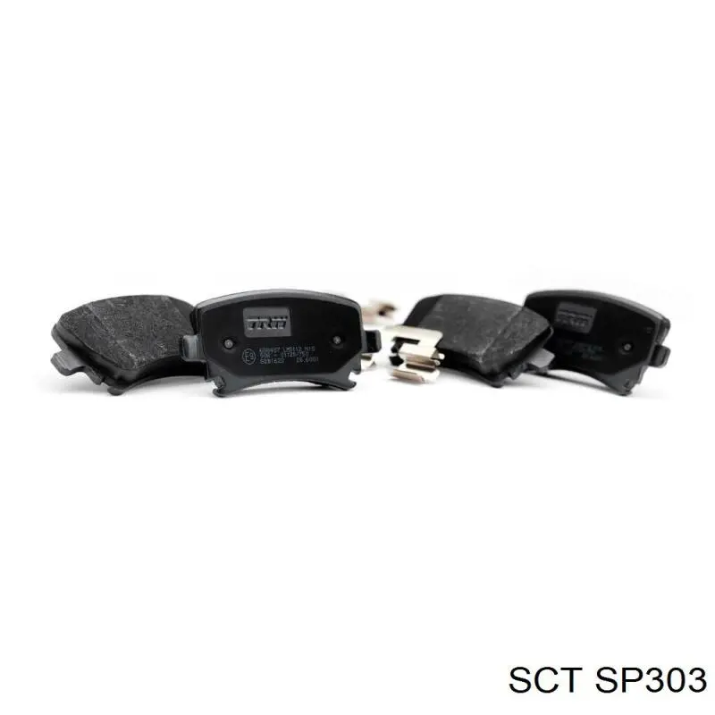 Гальмівні колодки SCT SP303 ціна, від 19.27 USD
