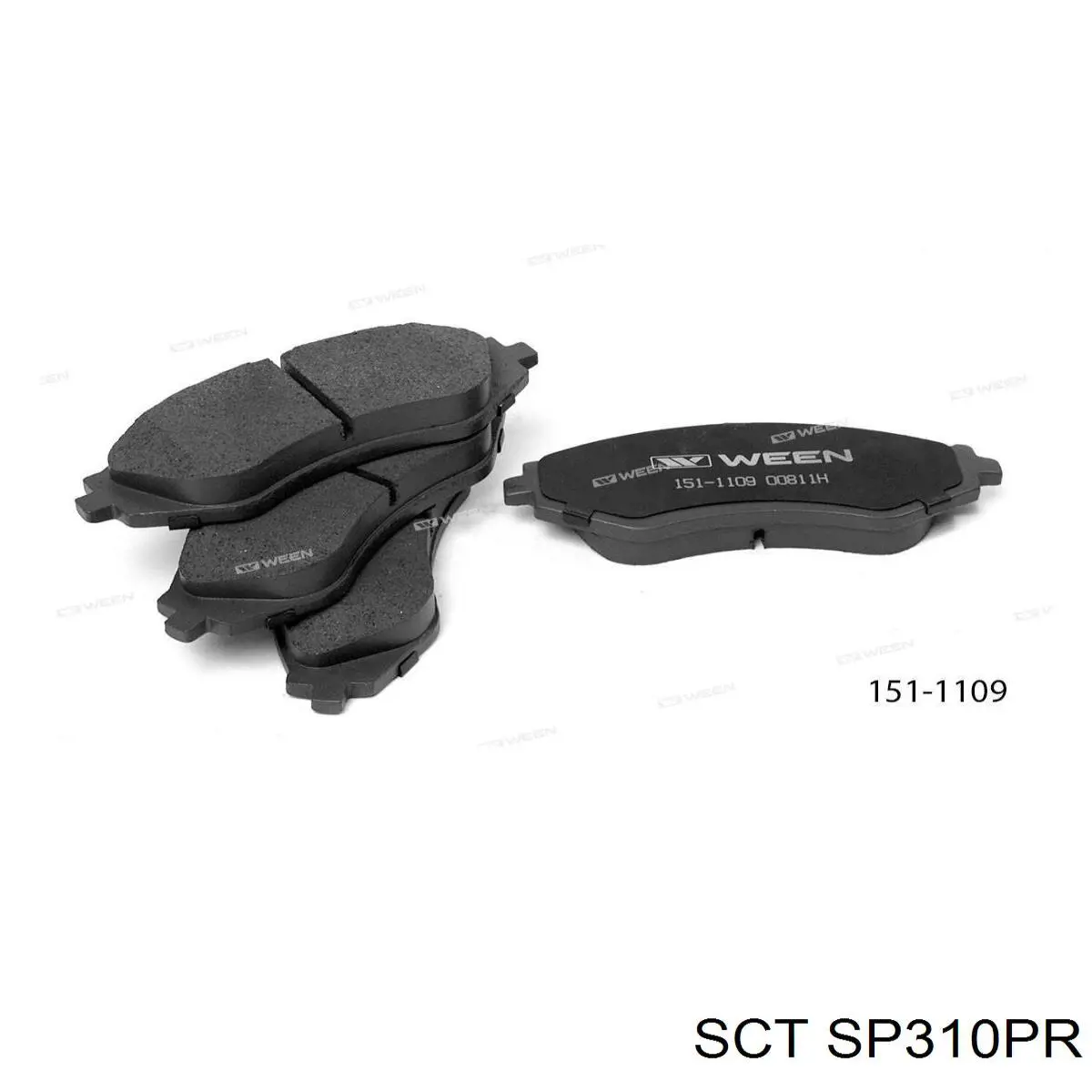 Передні тормозні колодки 16797 Power Stop