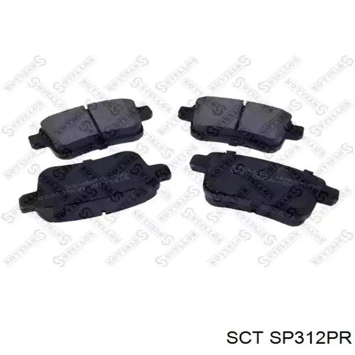 SP312PR SCT Передні гальмівні колодки