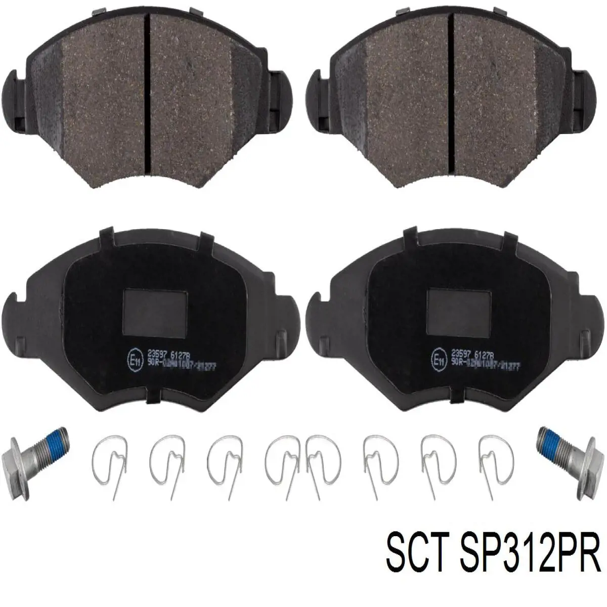 SP312PR SCT Передні гальмівні колодки