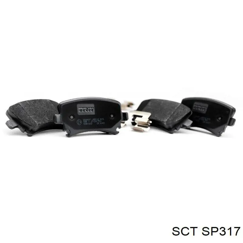 SP317 SCT Передні гальмівні колодки