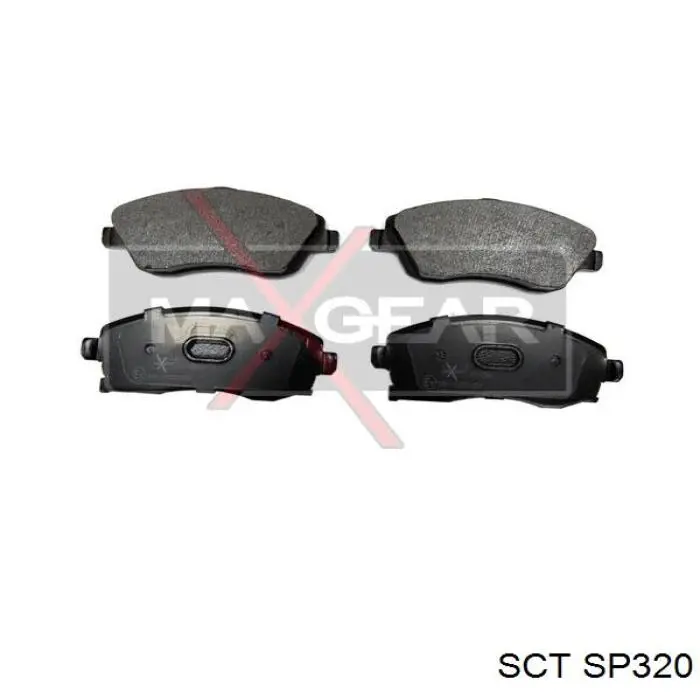 SP320 SCT Передні гальмівні колодки