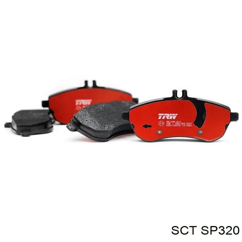 Гальмівні колодки SCT SP320 ціна, від 19.31 USD