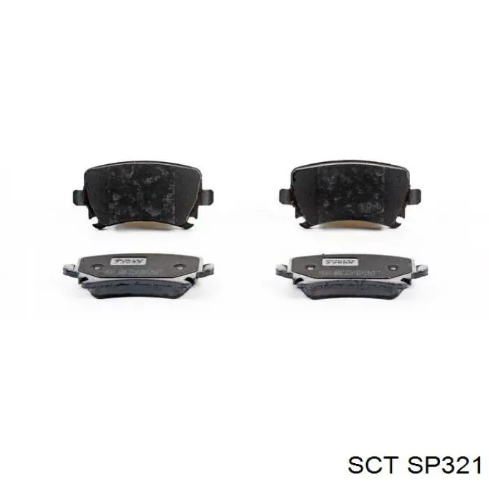 Купити SP321 SCT Задні колодки