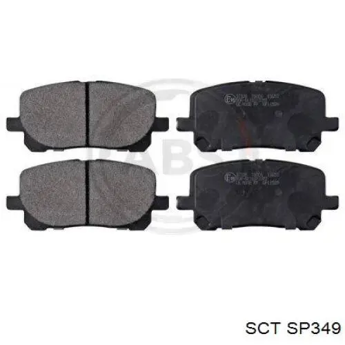SP349 SCT Передні гальмівні колодки