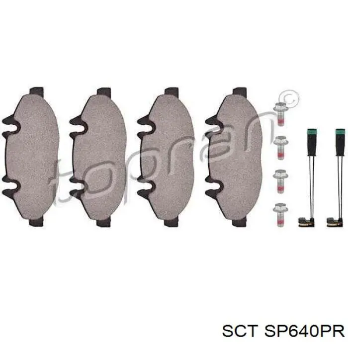 Гальмівні колодки SCT SP640PR ціна, від 25.34 USD