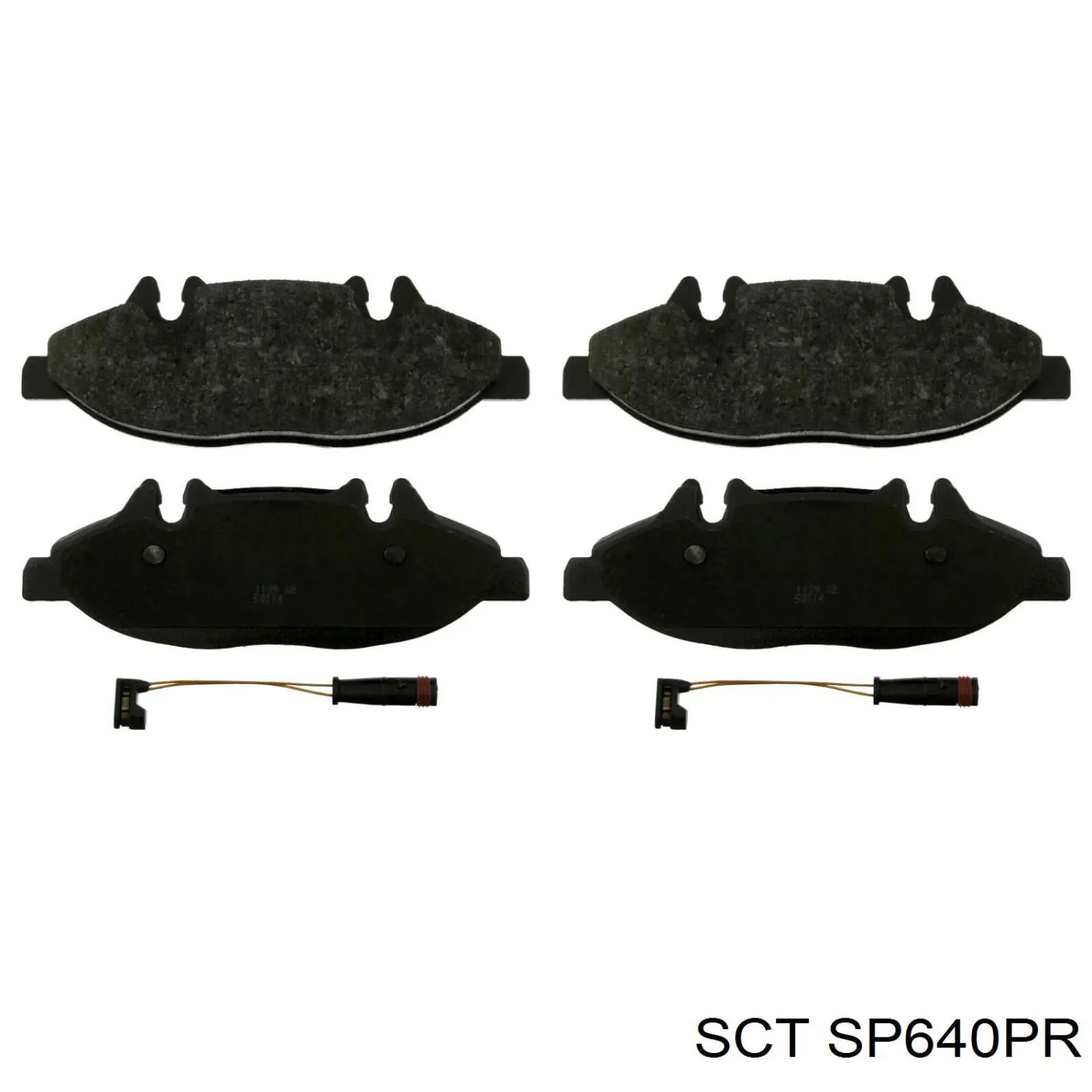 SP640PR SCT Передні гальмівні колодки