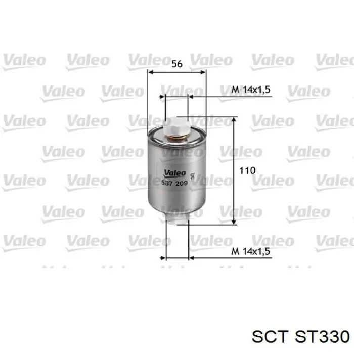 Паливний фільтр ST330 SCT
