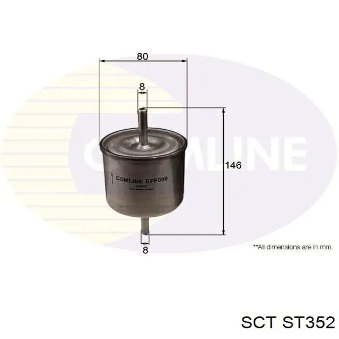 Паливний фільтр ST352 SCT