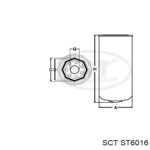 Фільтр паливний 35302512 IngersolL-Rand