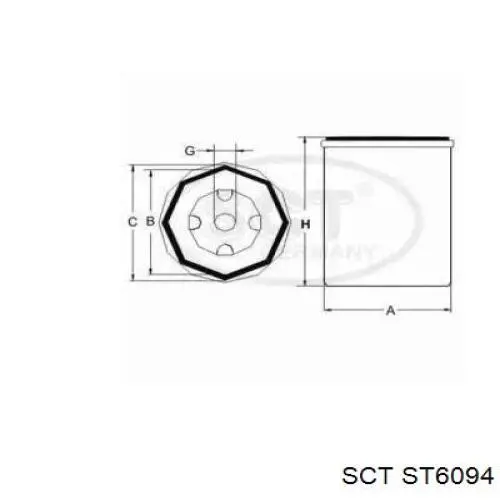 Фільтр тонкого очищення палива DK FF5485 ціна, від 10.96 USD