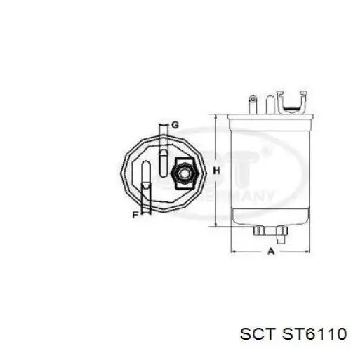 Фільтр тонкого очищення палива Mahle Original KL977 ціна, від 36.66 USD