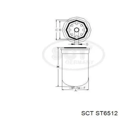 Фільтр паливний NG5900 Fleetguard