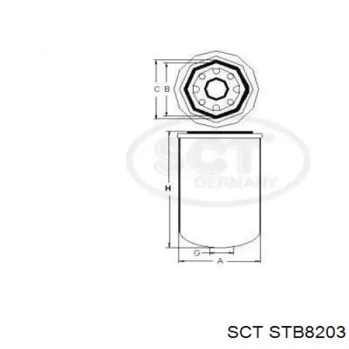 BS06007 Boss Фільтр осушувача повітря (вологомастиловідділювача) (TRUCK)