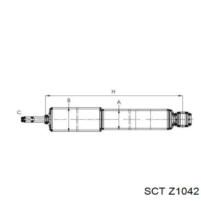 Амортизатори задні Z1042 SCT