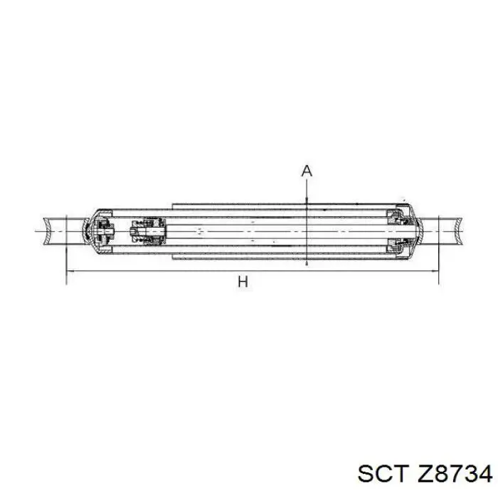 Z8734 SCT Стійка передня