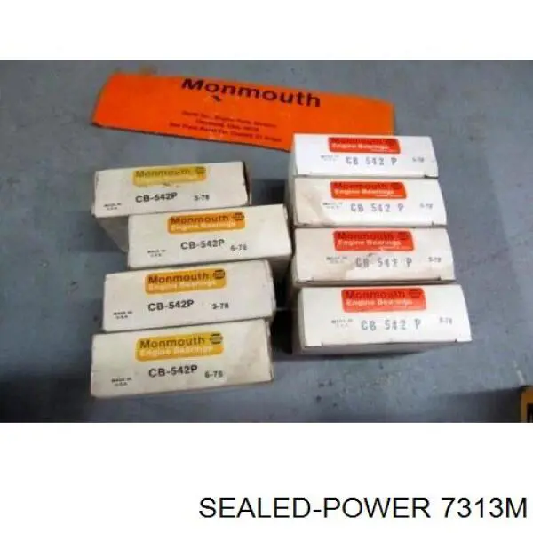 7313M Sealed Power вкладиші колінвала, корінні, комплект, стандарт (std)