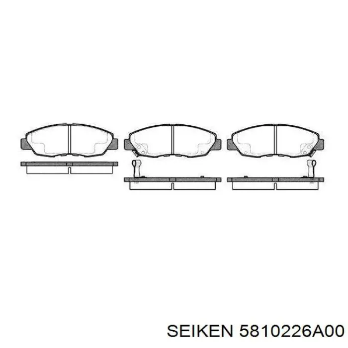 Купити 5810226A00 Seiken Ремкомплект переднього супорту