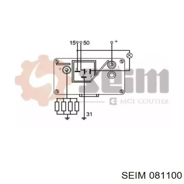Купити 7700751089 Renault (RVI) Реле свічок накалу