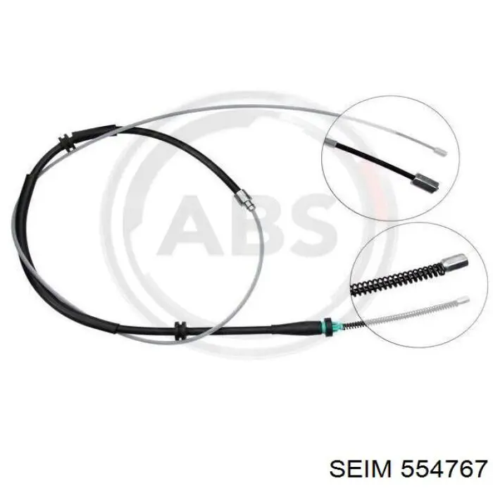 Трос ручного гальма задній, правий/лівий Starline LABR1809 ціна, від 10.42 USD