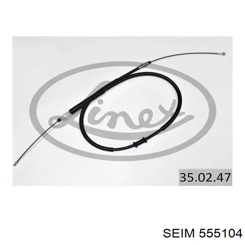 Трос ручника передній Renault (RVI) 364028595R