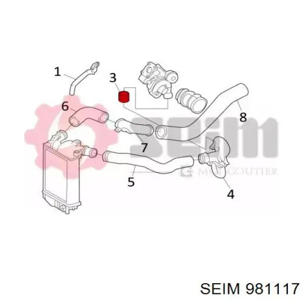Купити 0382AP Peugeot/Citroen Патрубок повітряний, вихід з турбіни (наддув)