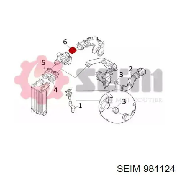 Трубка/шланг відводу масла від турбіни Suzuki SX4 (GY) (Сузукі SX4)