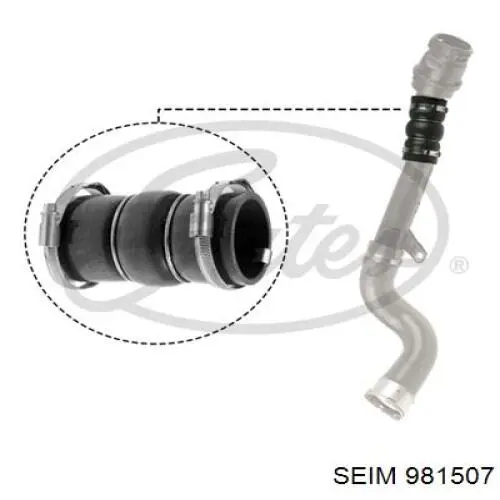 Шланг/патрубок интеркуллера Kautek RETH049 ціна, від 10.96 USD