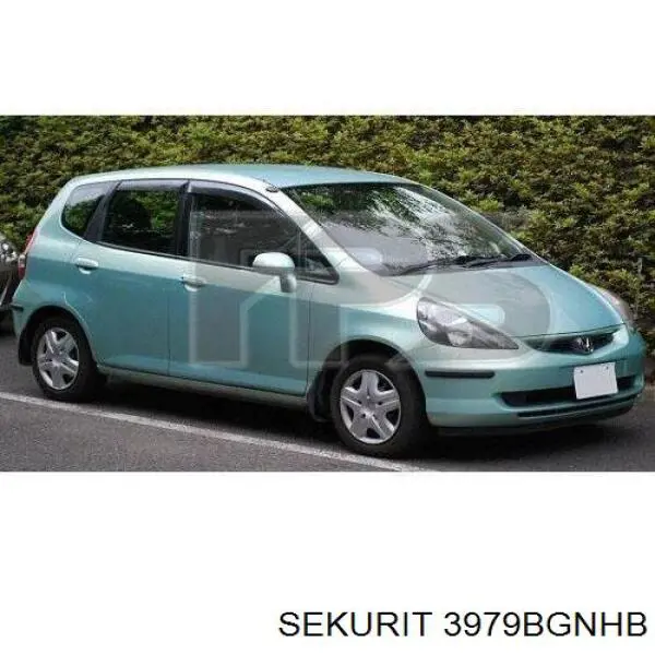  Скло заднє, 3/5-й двері (ляди) Honda Fit 